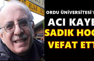 Ordu Üniversitesi'nden Acı Kayıp: Prof. Dr....