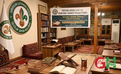 Ömer Öztürk İle Tefsir Dersleri Giresun’da Kaldığı Yerden Devam Ediyor